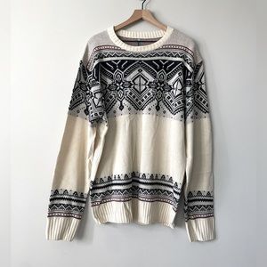 True Rock NWT fair isle mustang knit pull over sweater XX large